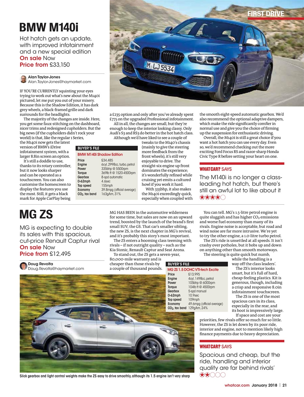 What Car? Preview Pages