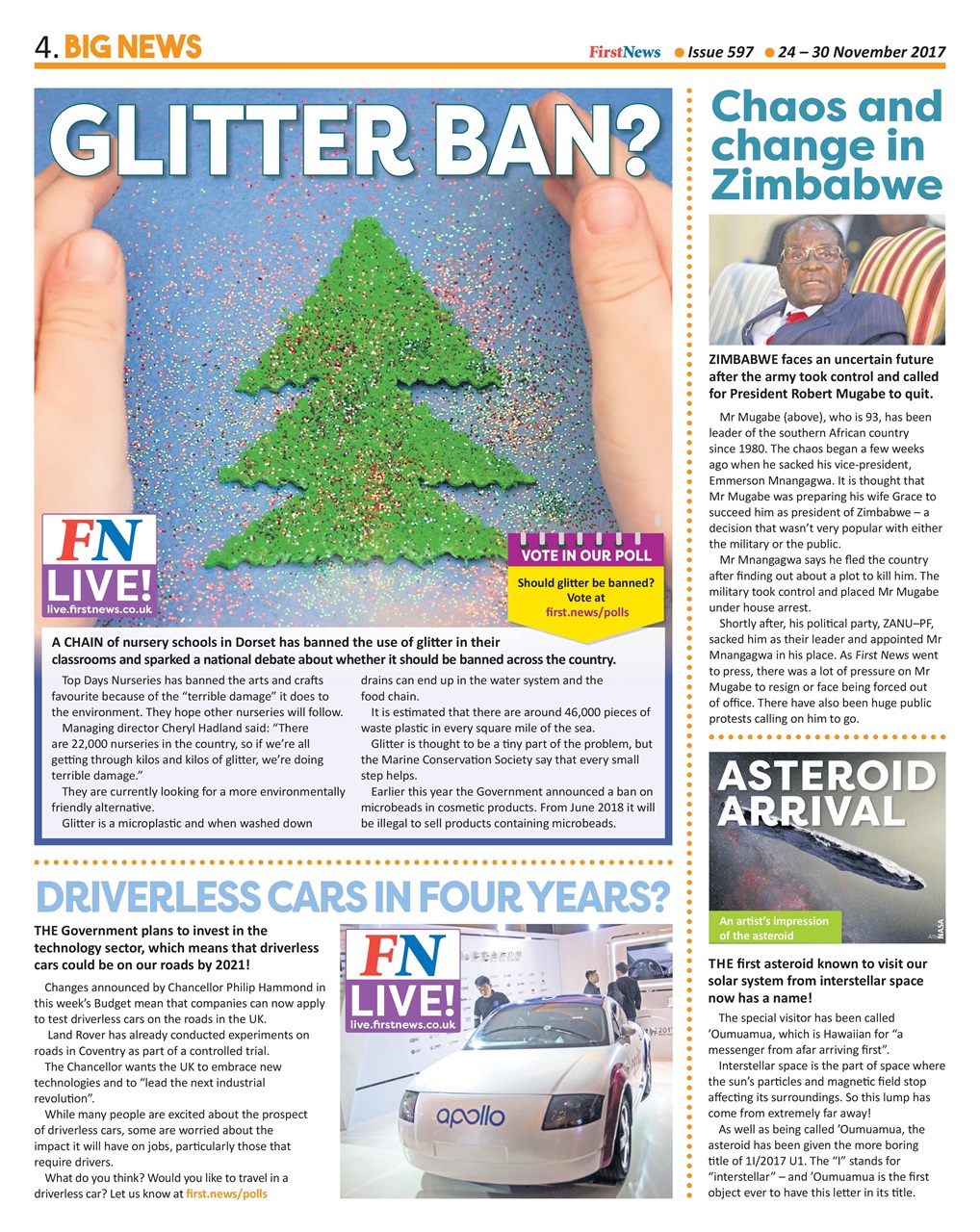First News Preview Pages