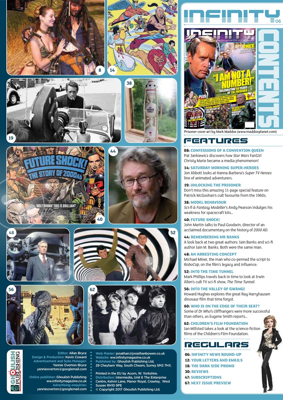 Infinity Magazine Preview Pages