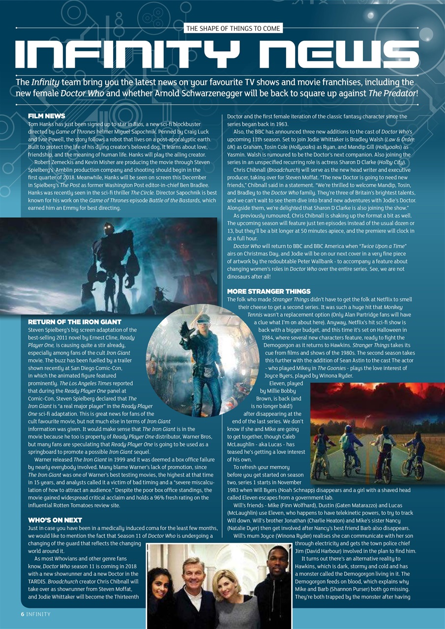 Infinity Magazine Preview Pages
