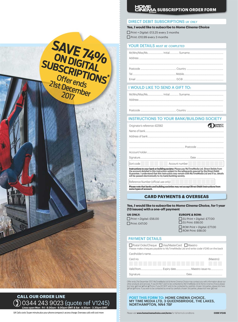 Home Cinema Choice Preview Pages