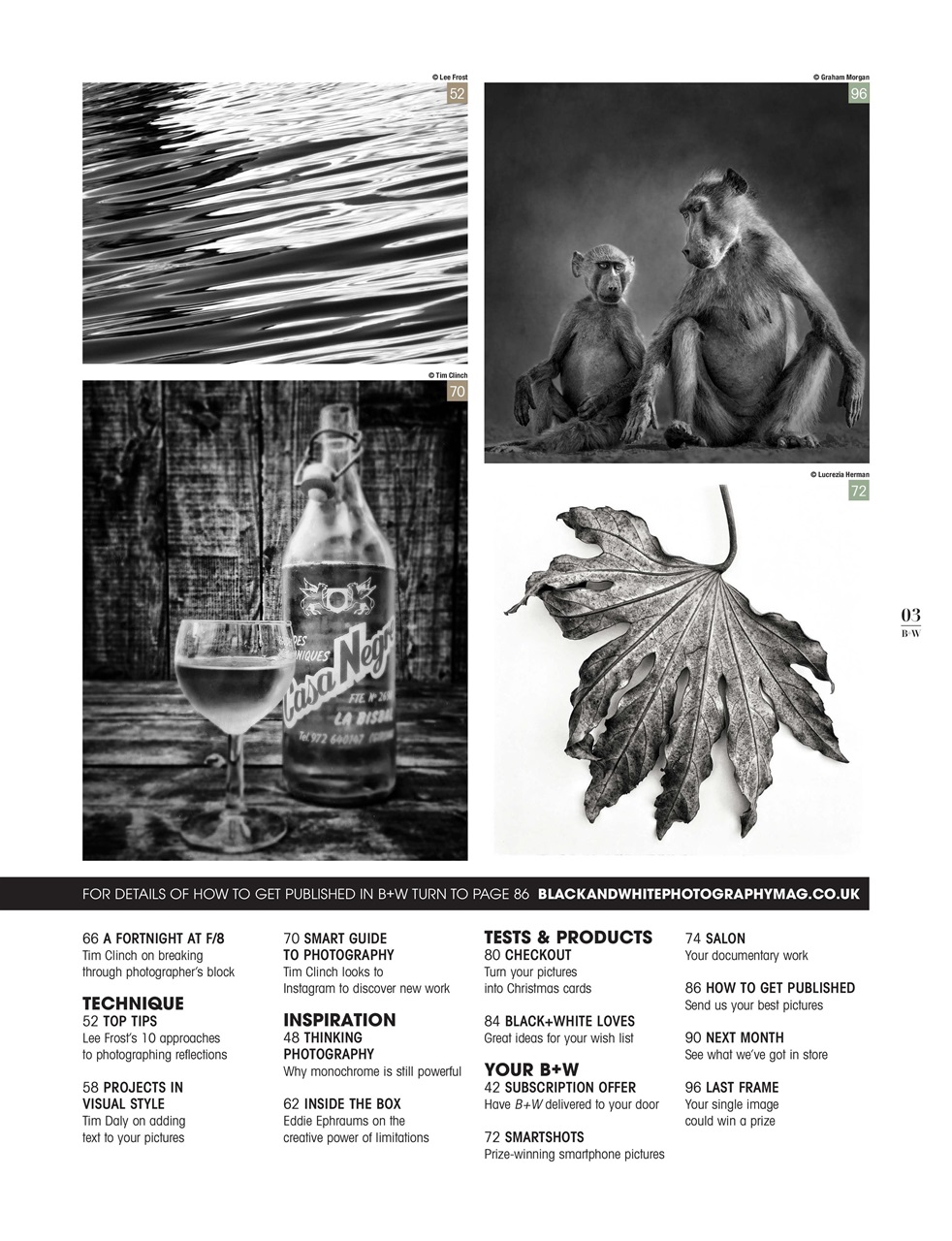 Black+White Photography Preview Pages