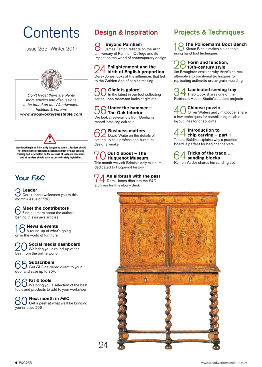 Furniture & Cabinetmaking Preview Pages