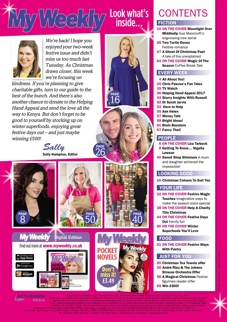 My Weekly Preview Pages