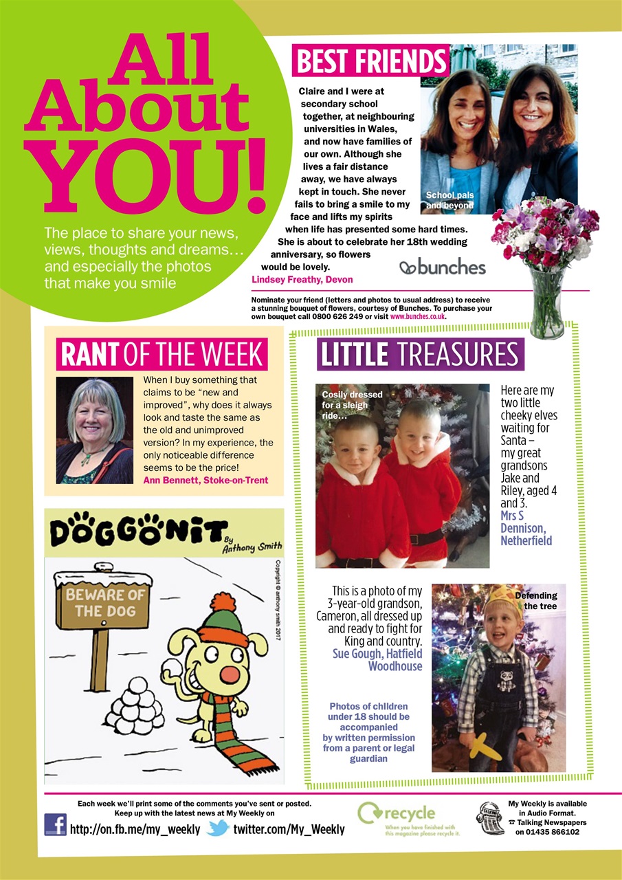 My Weekly Preview Pages