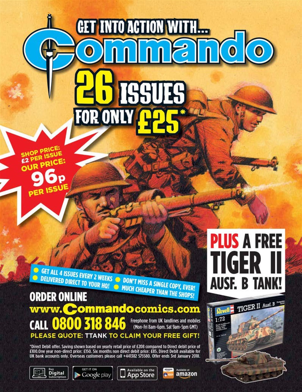 Commando Preview Pages