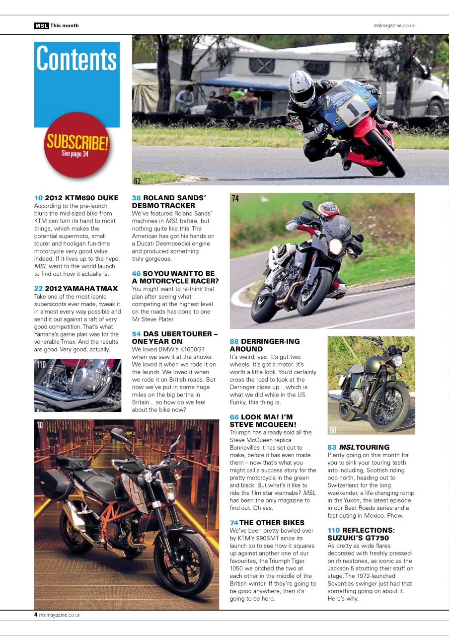 Motorcycle Sport & Leisure Preview Pages