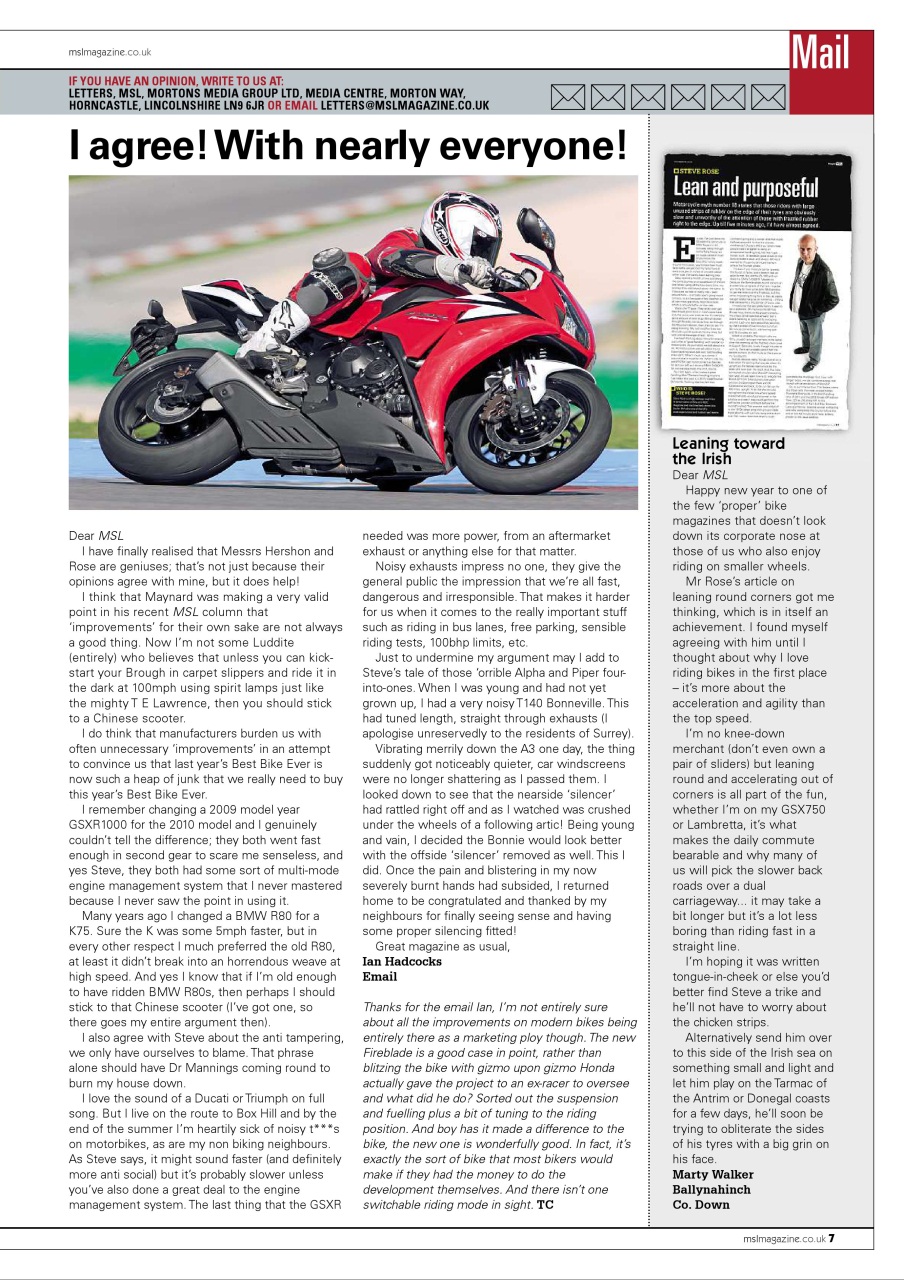 Motorcycle Sport & Leisure Preview Pages