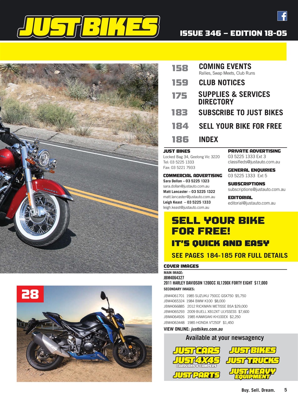 JUST BIKES Preview Pages