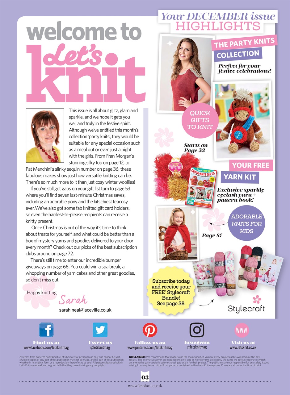 Let's Knit Preview Pages