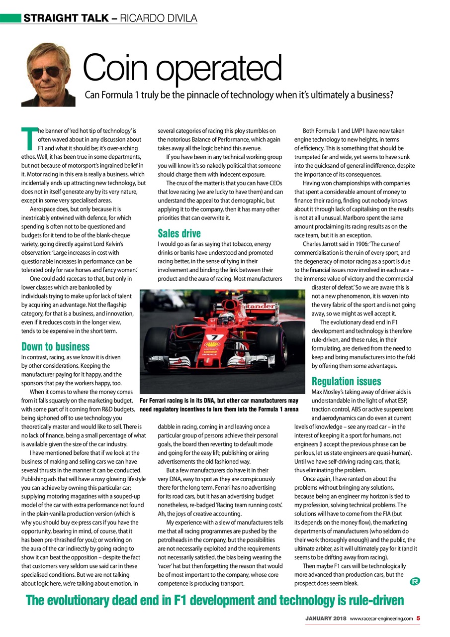 Racecar Engineering Preview Pages