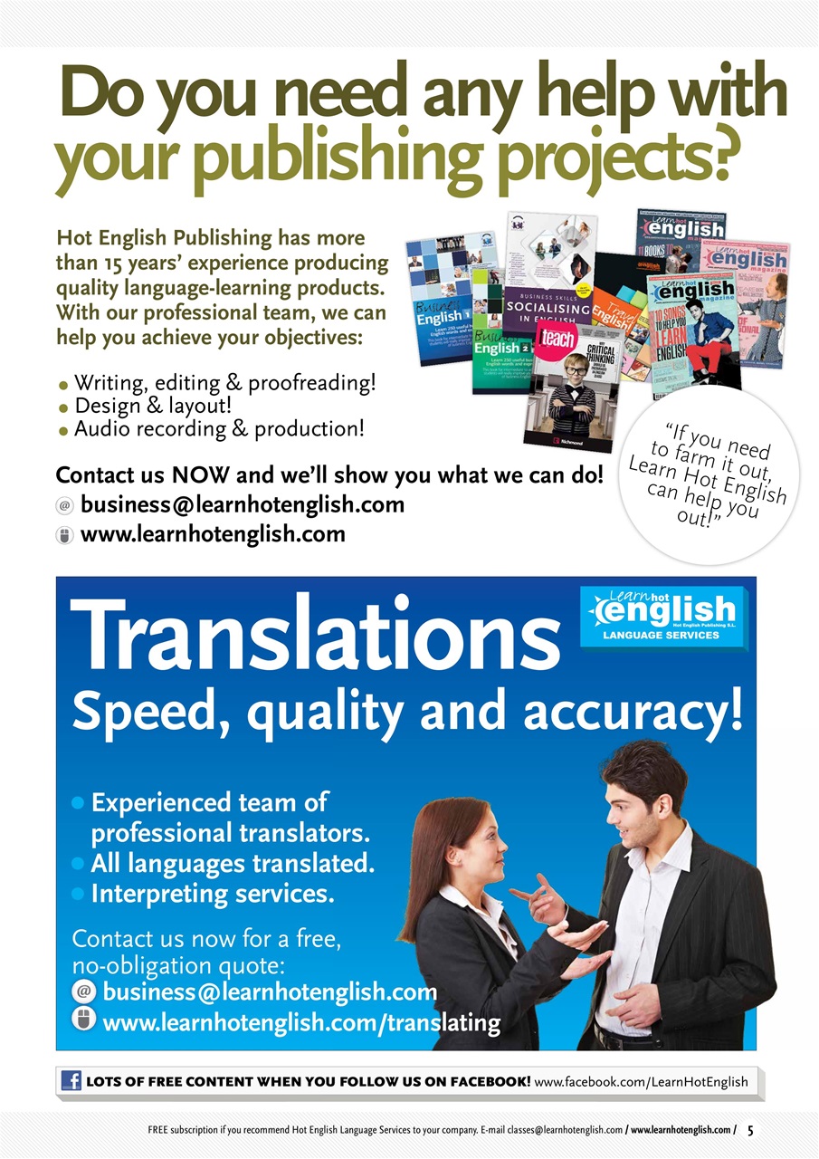 Learn Hot English Preview Pages