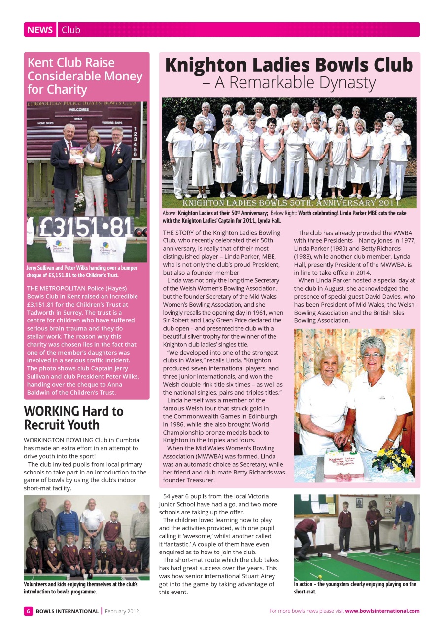 Bowls International Preview Pages