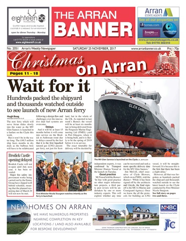 Arran Banner issue 25th November 2017