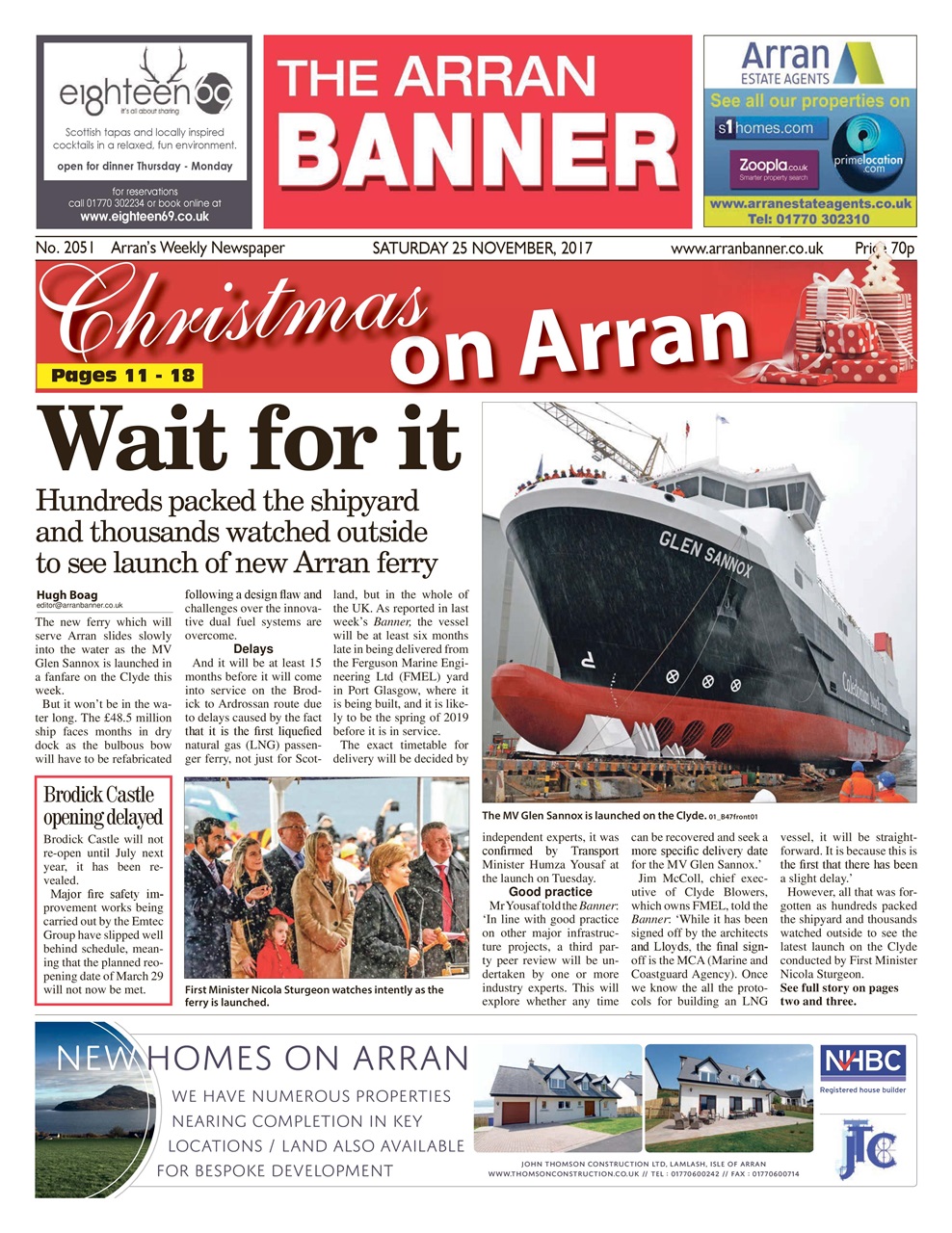 Arran Banner Preview Pages