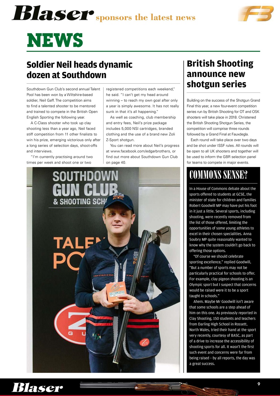 Clay Shooting Preview Pages
