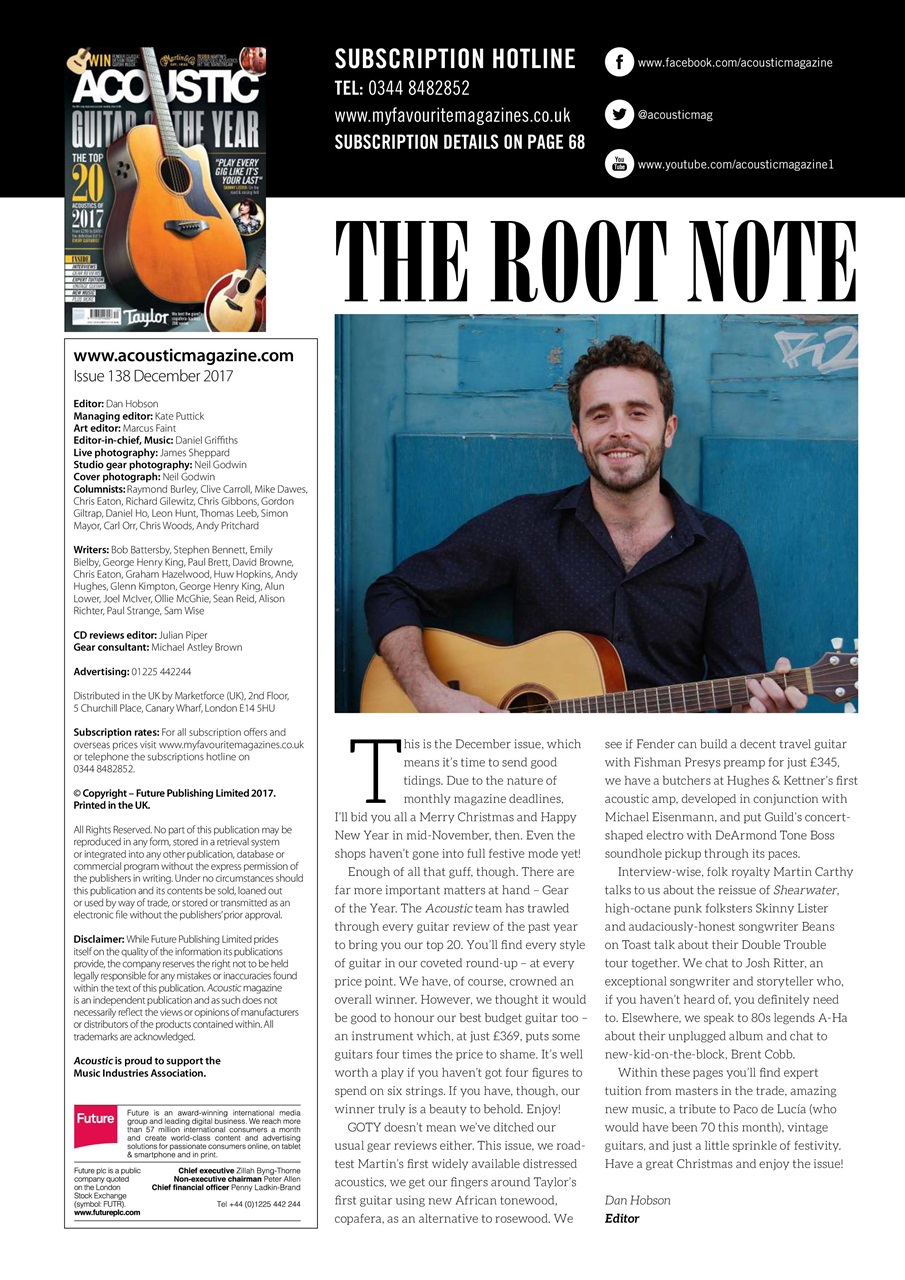 Acoustic Preview Pages