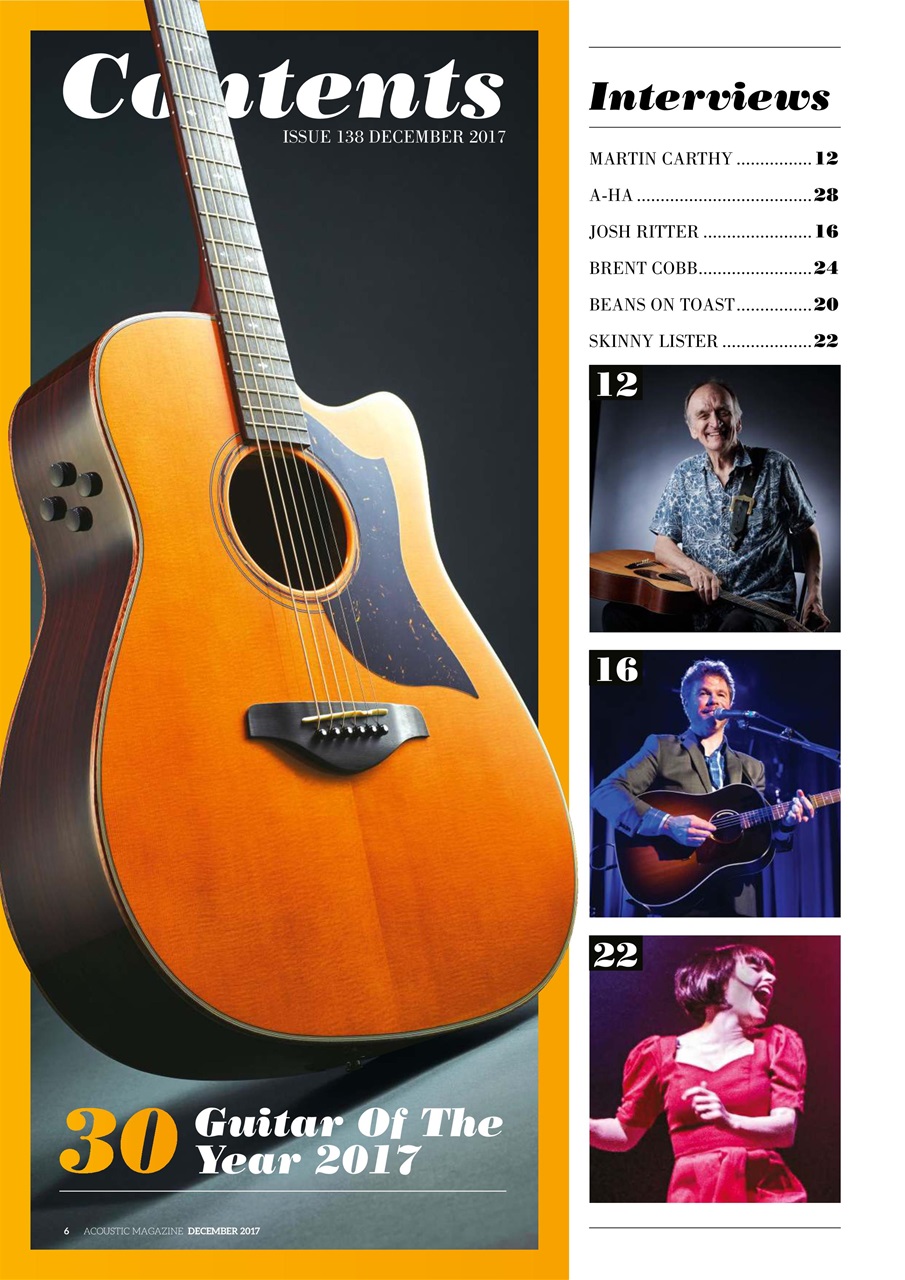 Acoustic Preview Pages