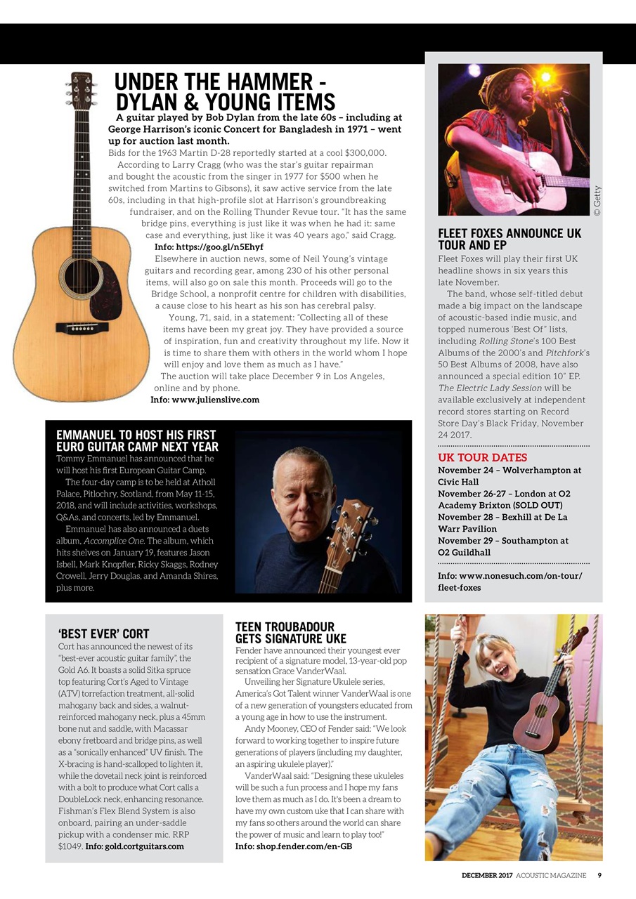 Acoustic Preview Pages