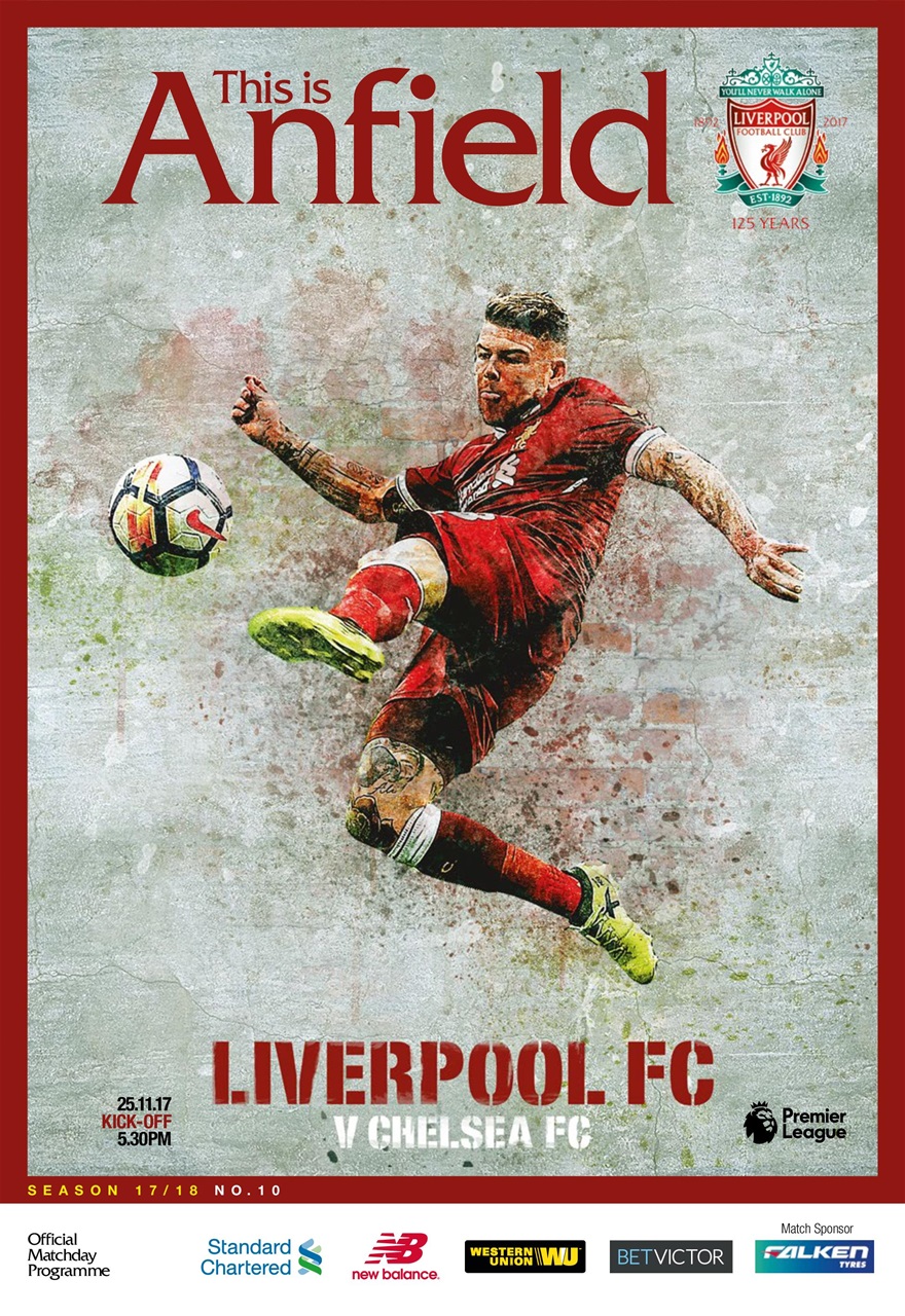 Liverpool FC Programmes Preview Pages
