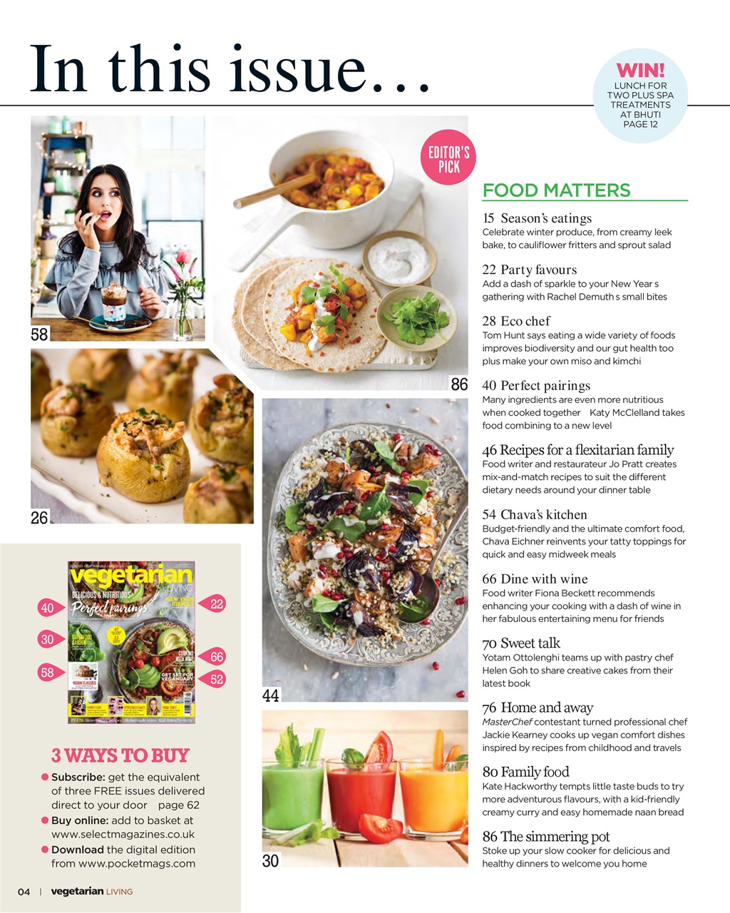 Vegetarian Living Preview Pages