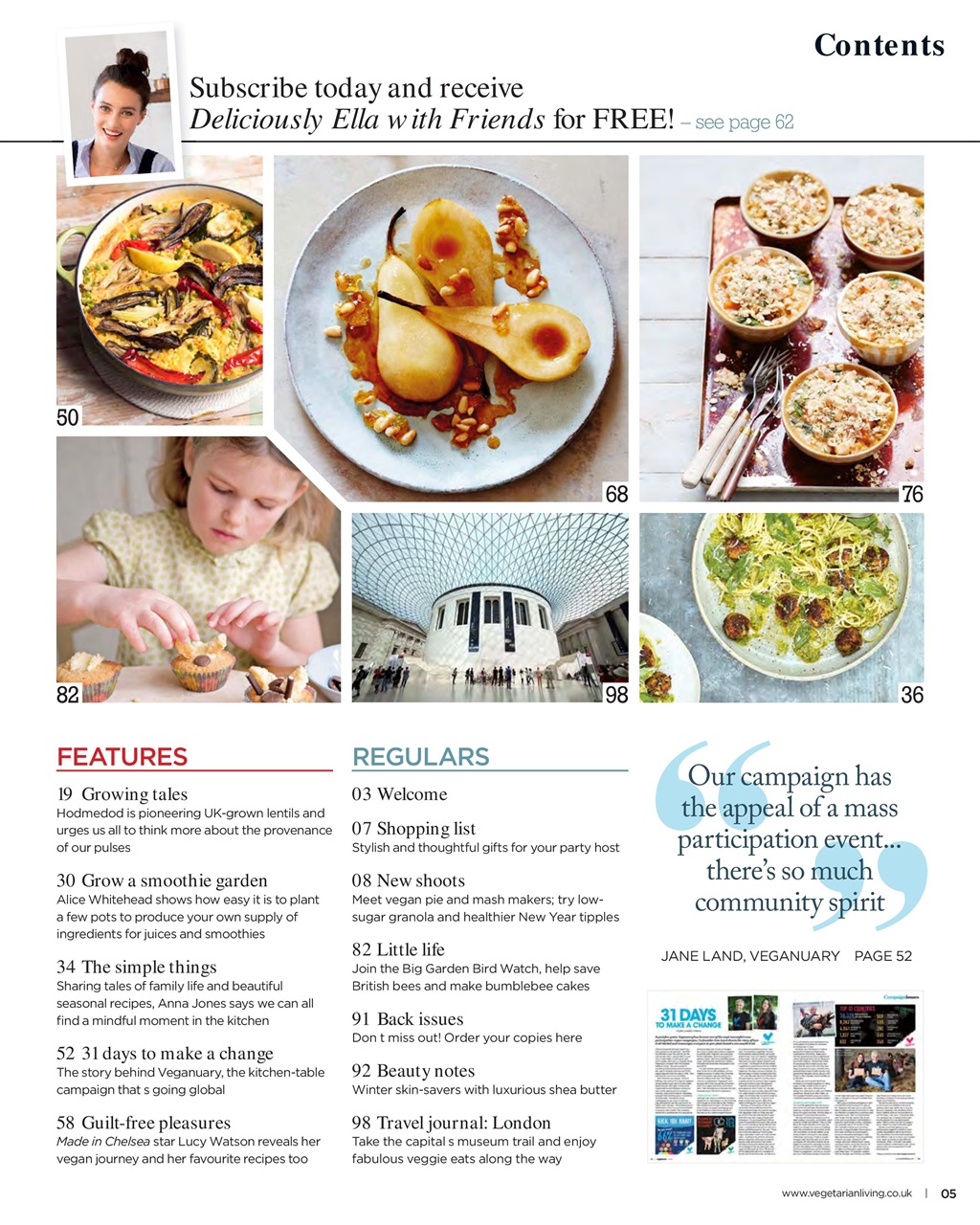 Vegetarian Living Preview Pages
