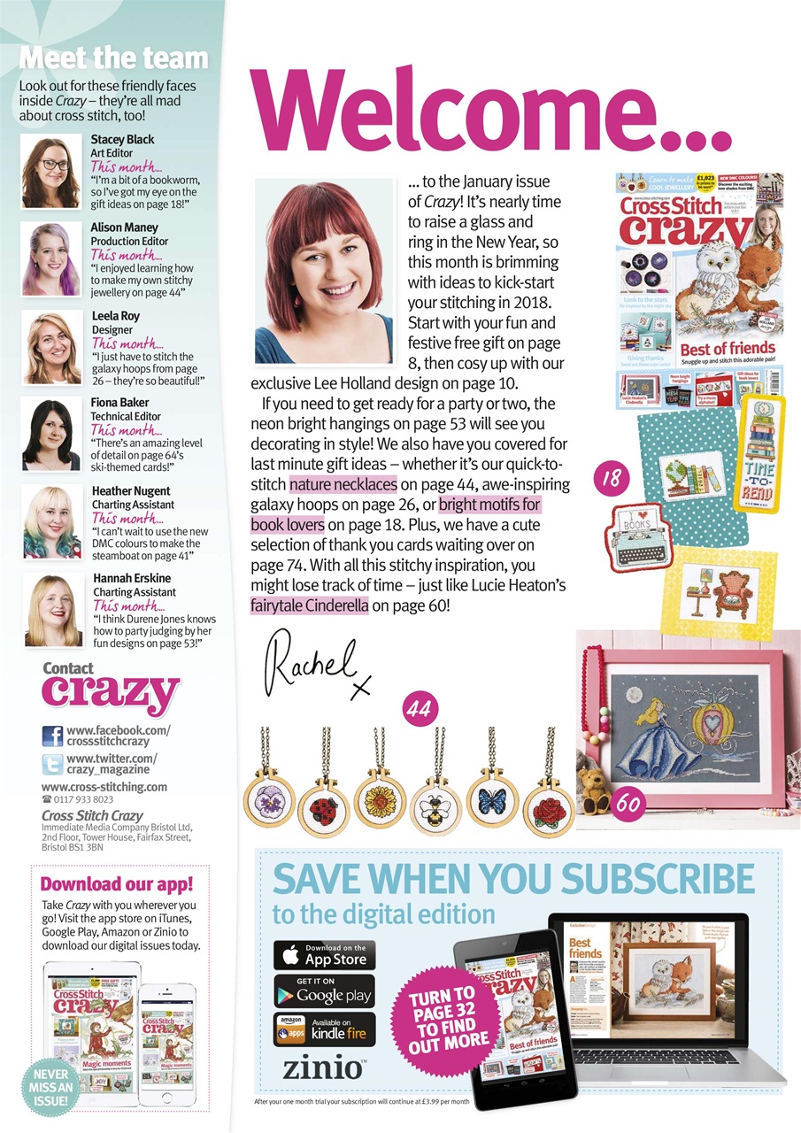 Cross Stitch Crazy Preview Pages