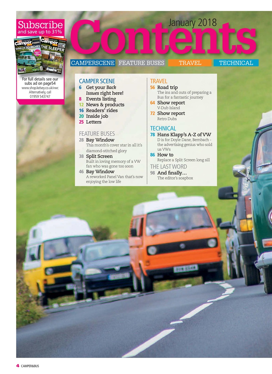 VW Camper Preview Pages
