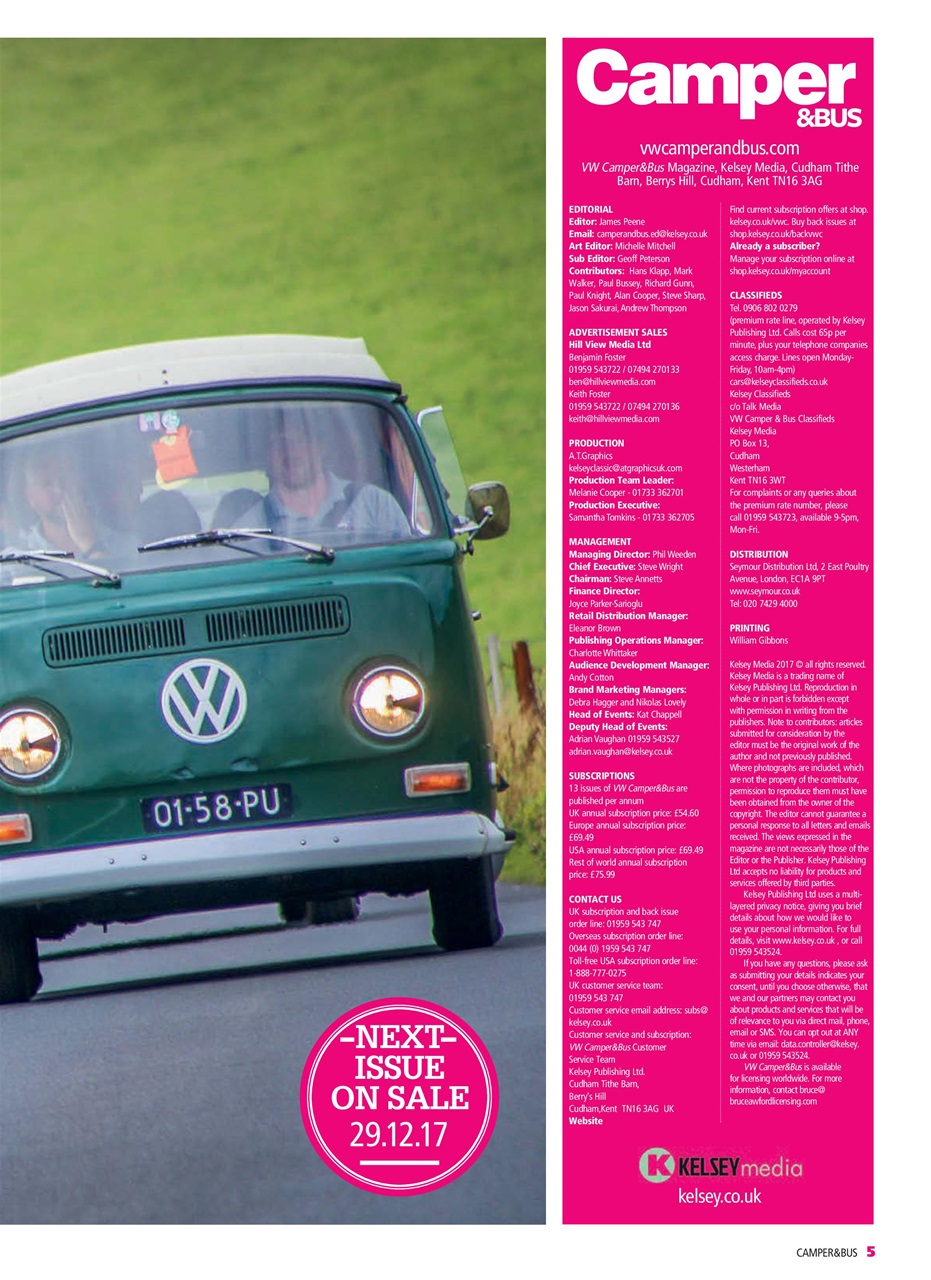 VW Camper Preview Pages