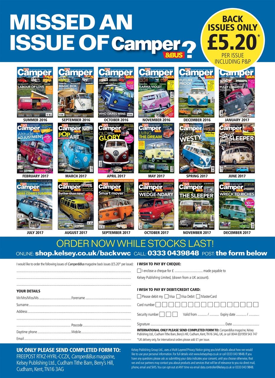 VW Camper Preview Pages