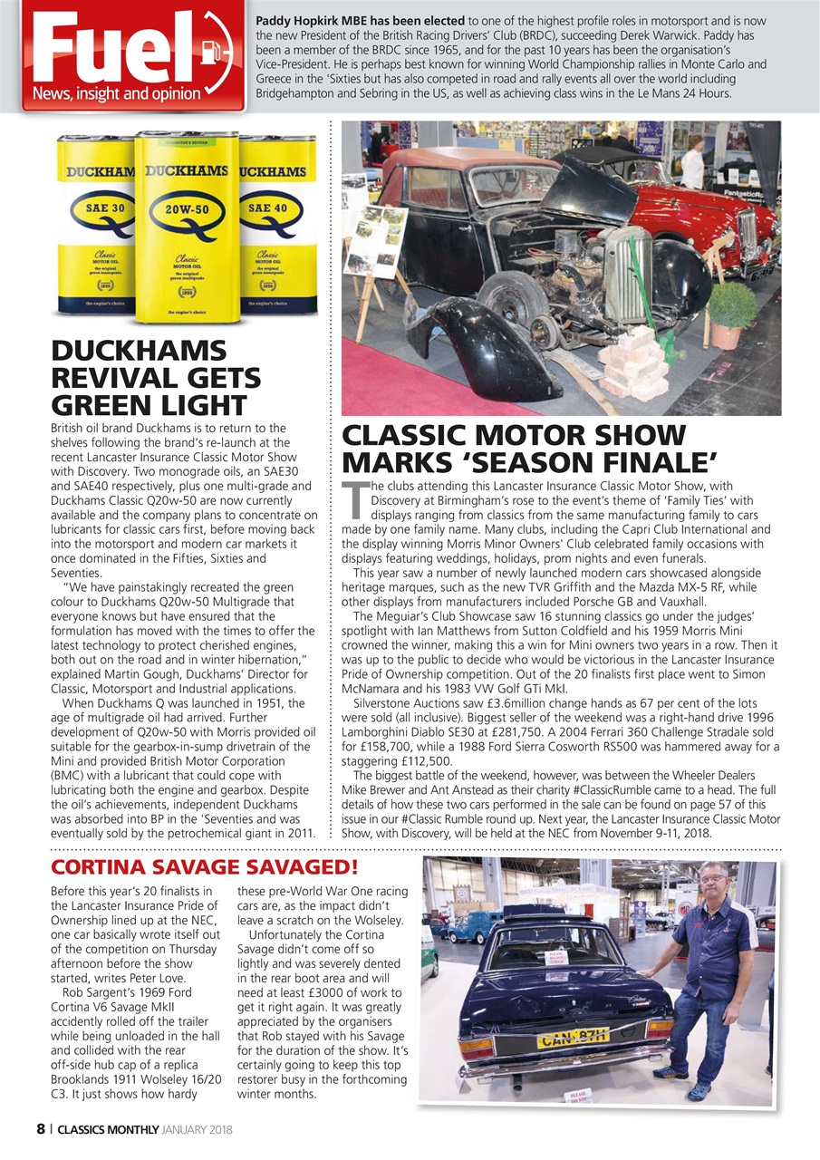 Classics World Preview Pages