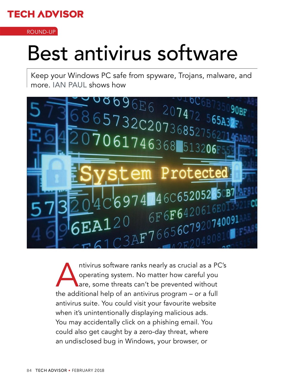 Tech Advisor Preview Pages