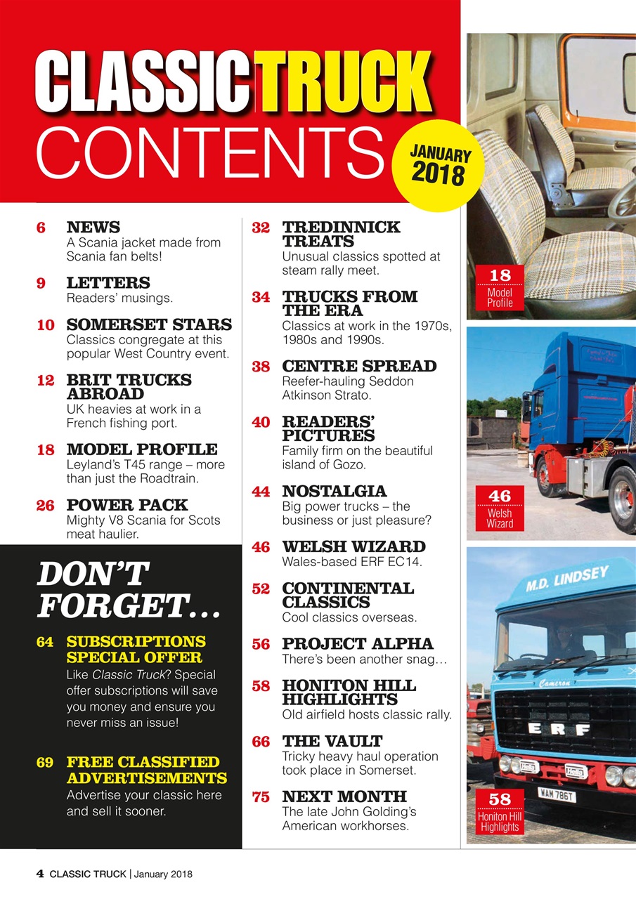Classic Truck (OLD) Preview Pages