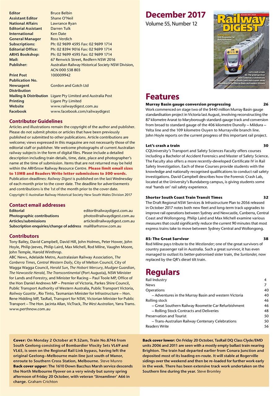 Railway Digest Preview Pages