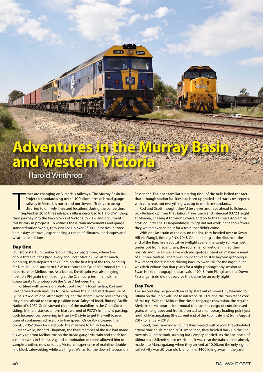 Railway Digest Preview Pages
