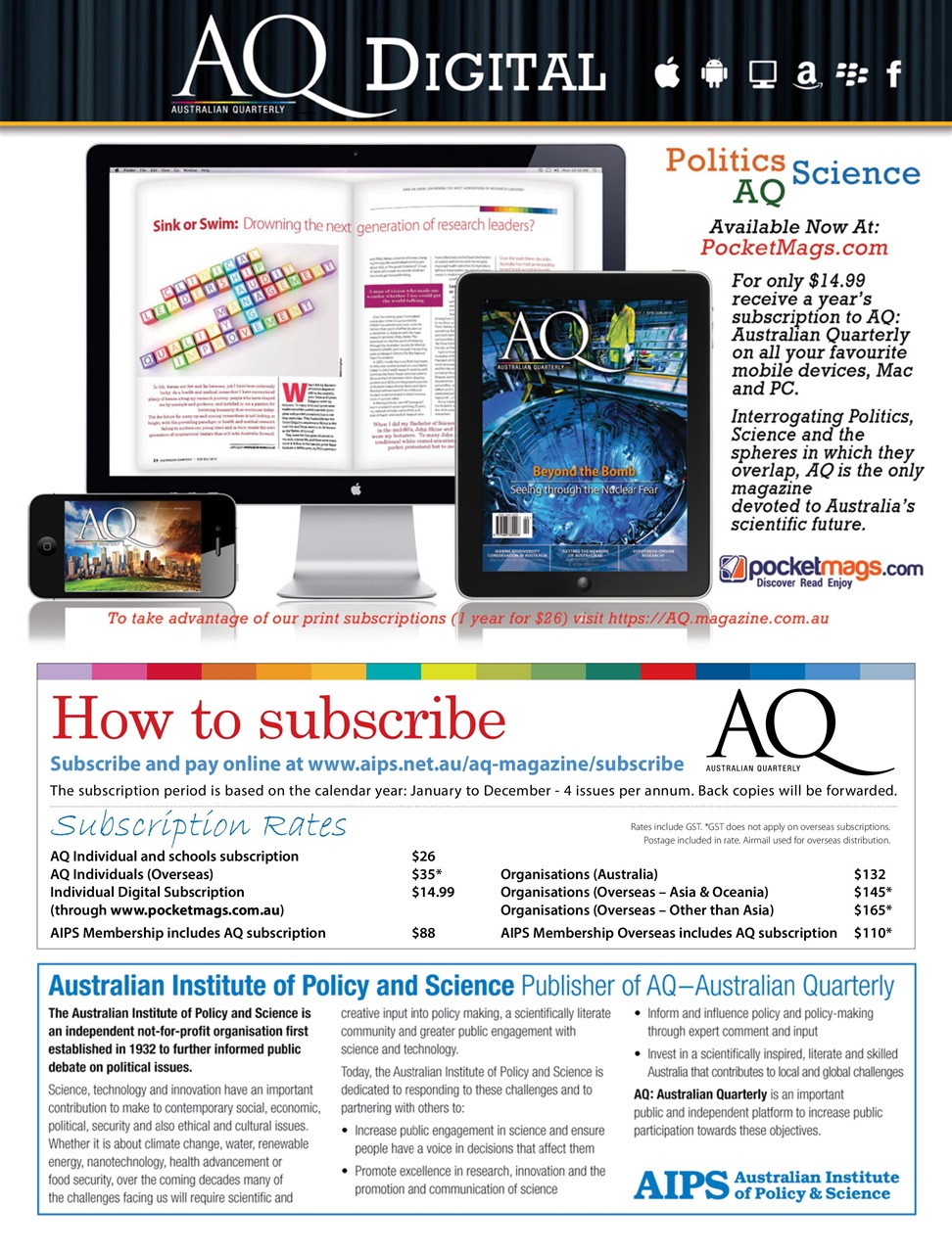 AQ: Australian Quarterly Preview Pages