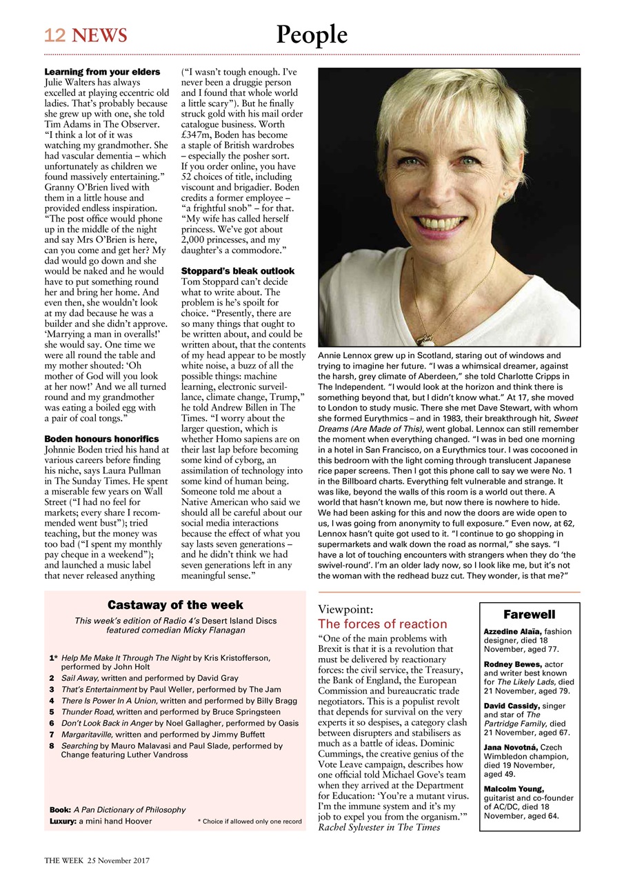 The Week Preview Pages