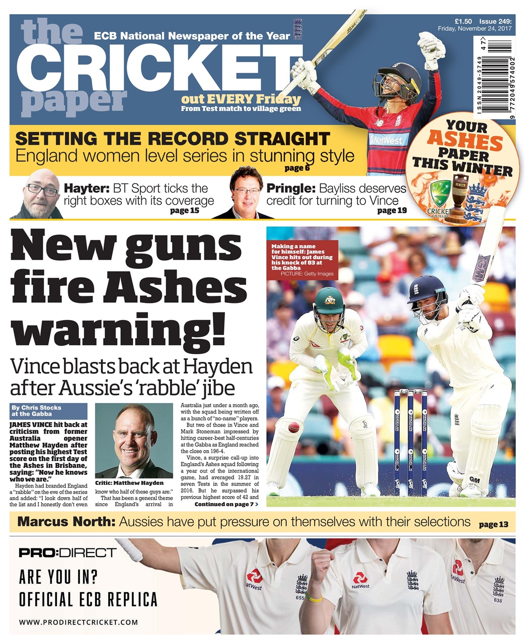 The Cricket Paper Preview Pages
