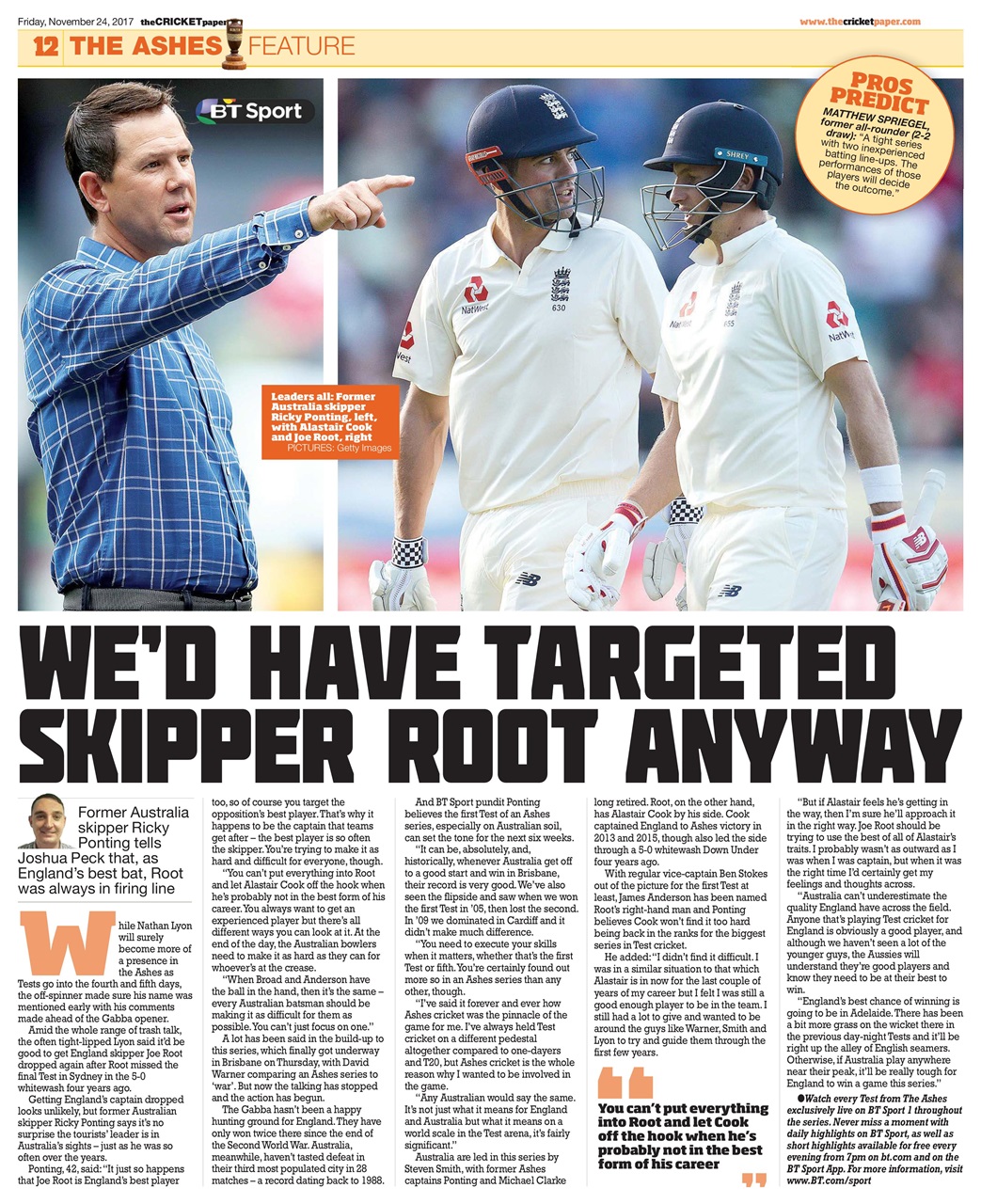 The Cricket Paper Preview Pages