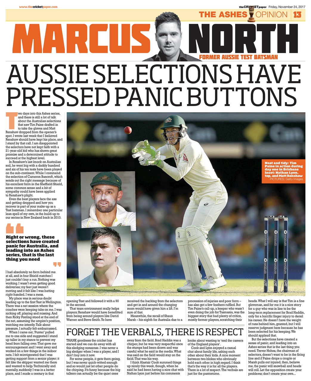The Cricket Paper Preview Pages