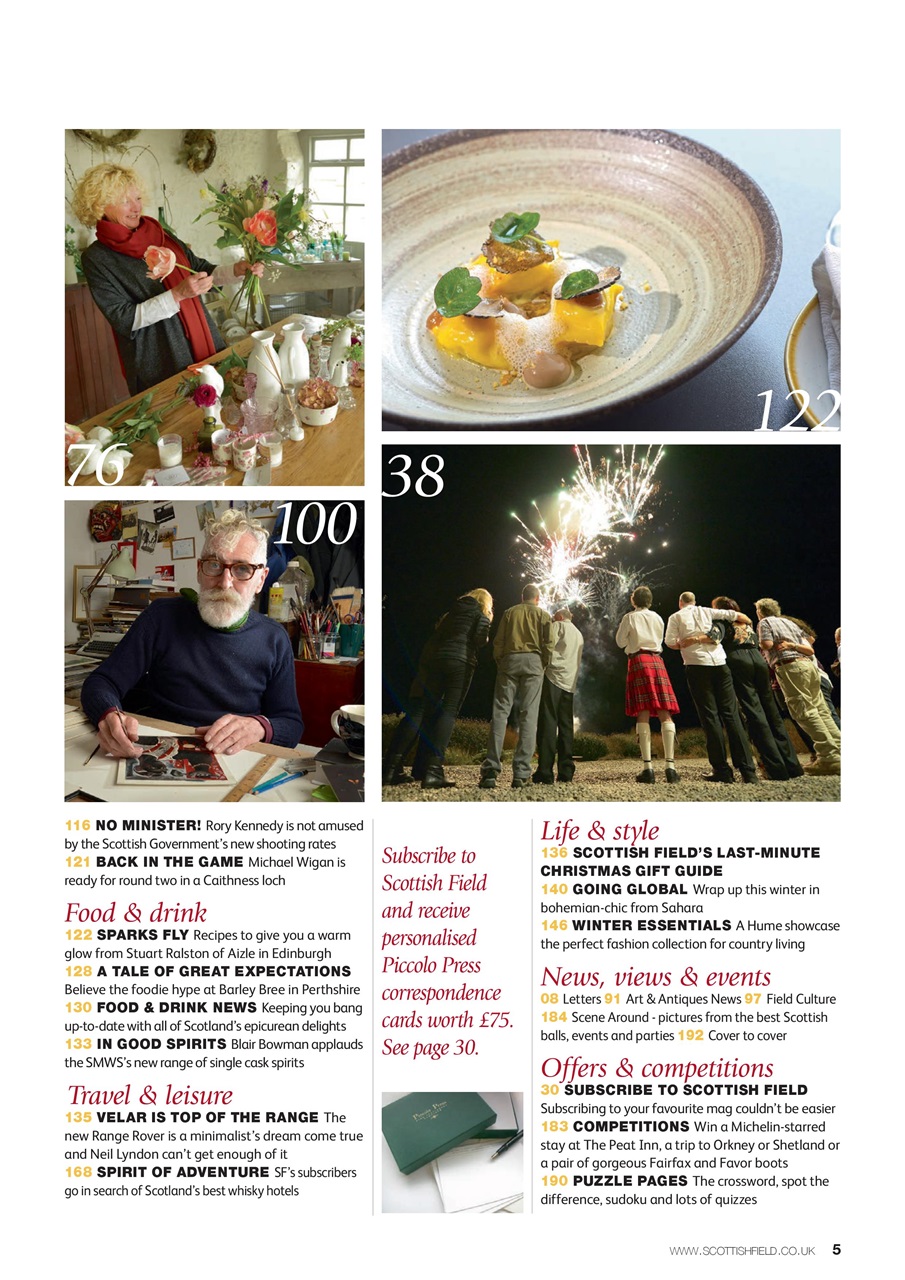 Scottish Field Preview Pages