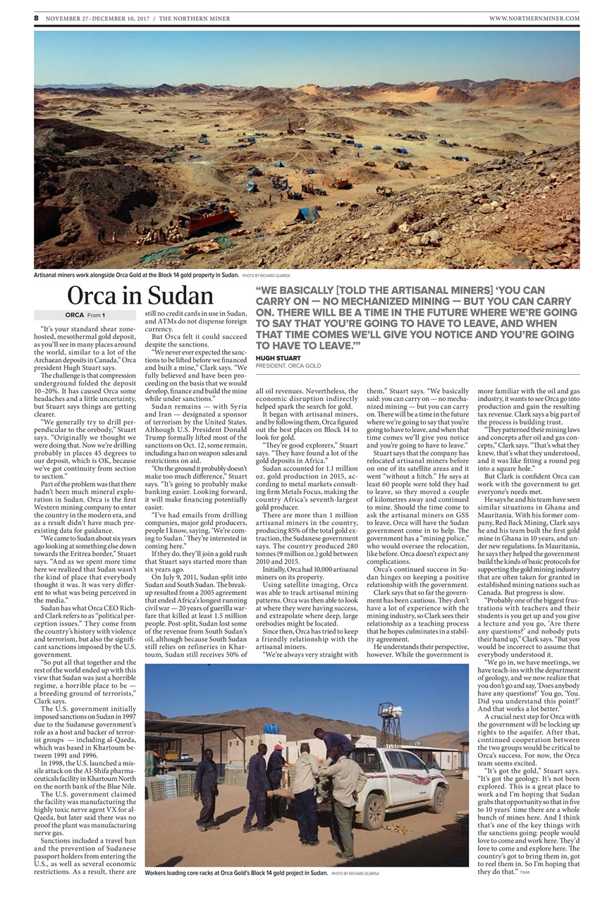 The Northern Miner Preview Pages