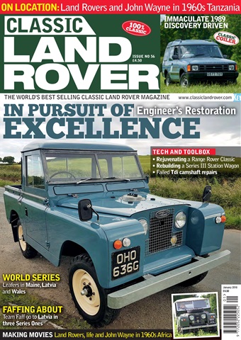 Classic Land Rover Magazine issue  January 2018