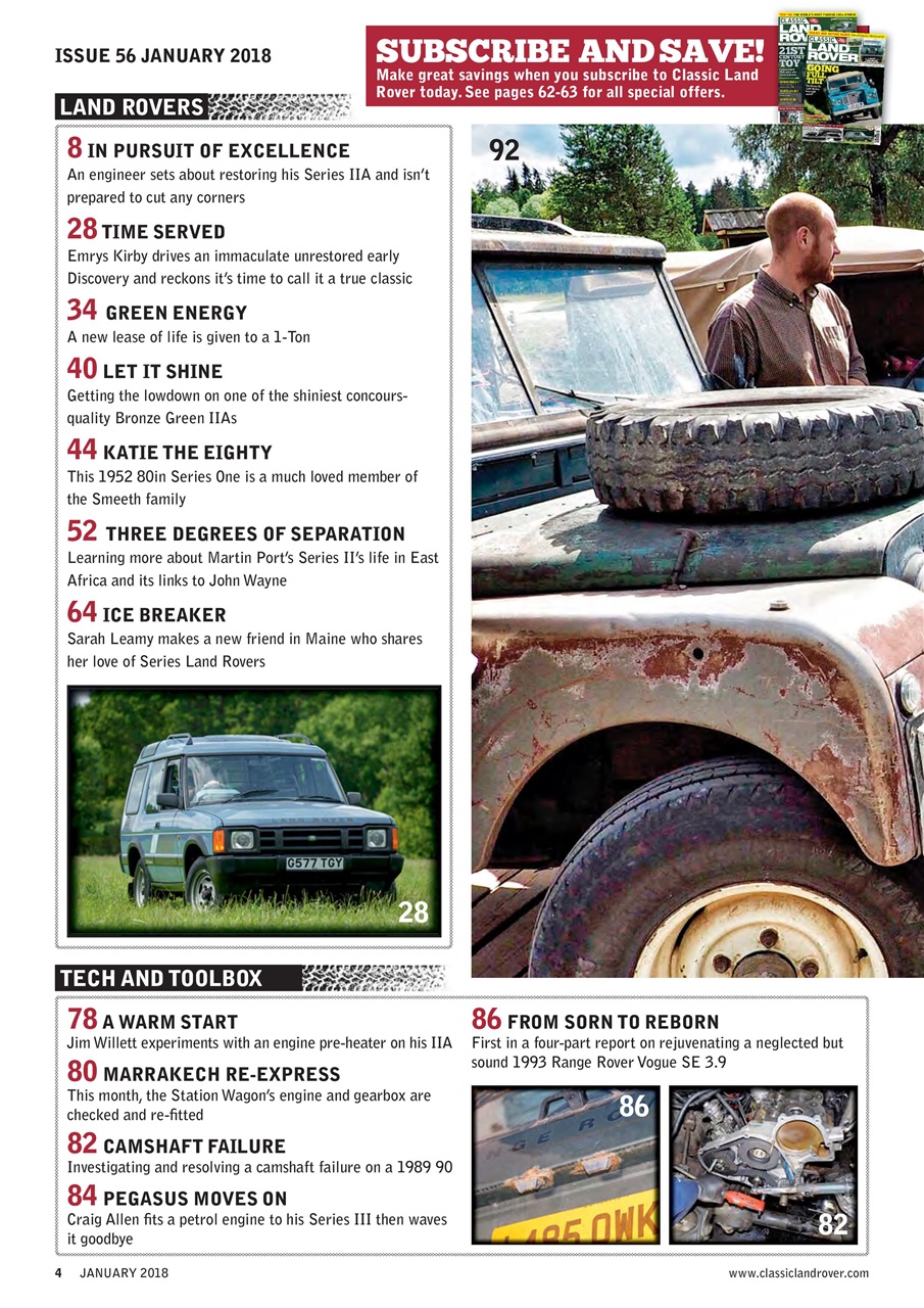 Classic Land Rover Magazine Preview Pages