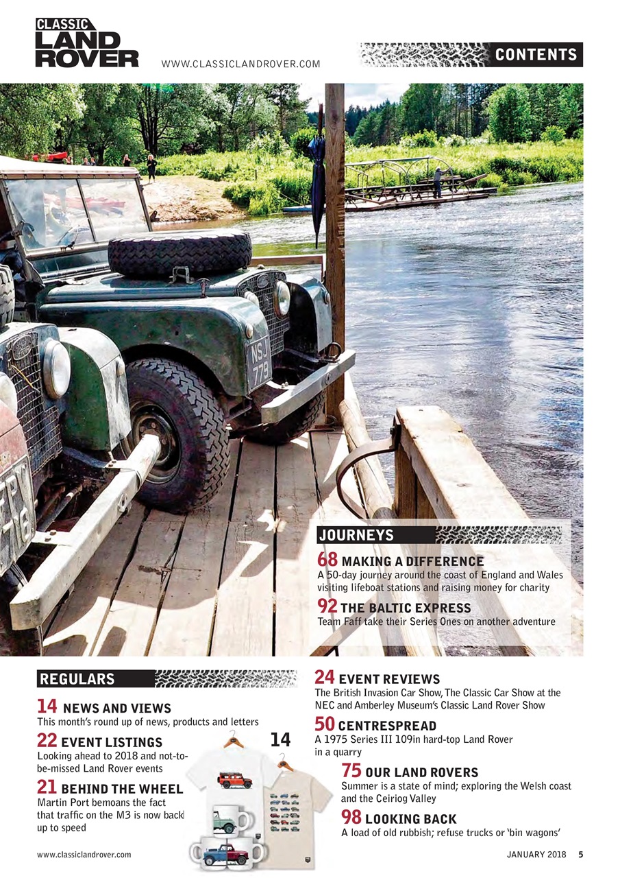 Classic Land Rover Magazine Preview Pages
