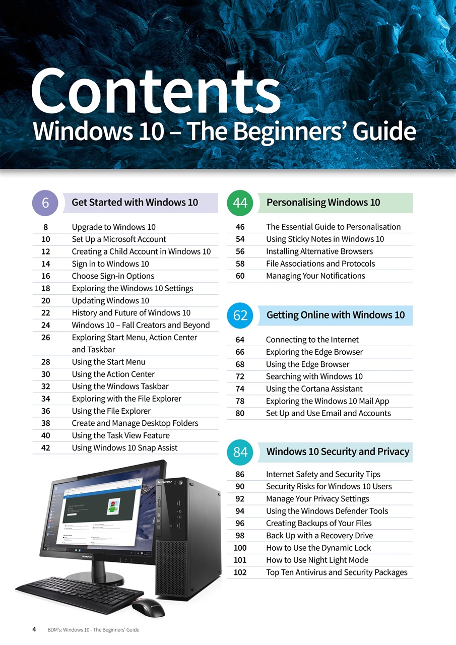 Windows 10 - The Beginners Guide Magazine - Windows 10 Beginners Back Issue