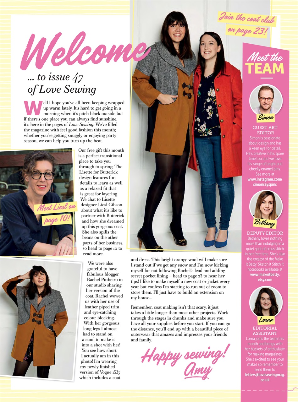 Love Sewing Preview Pages