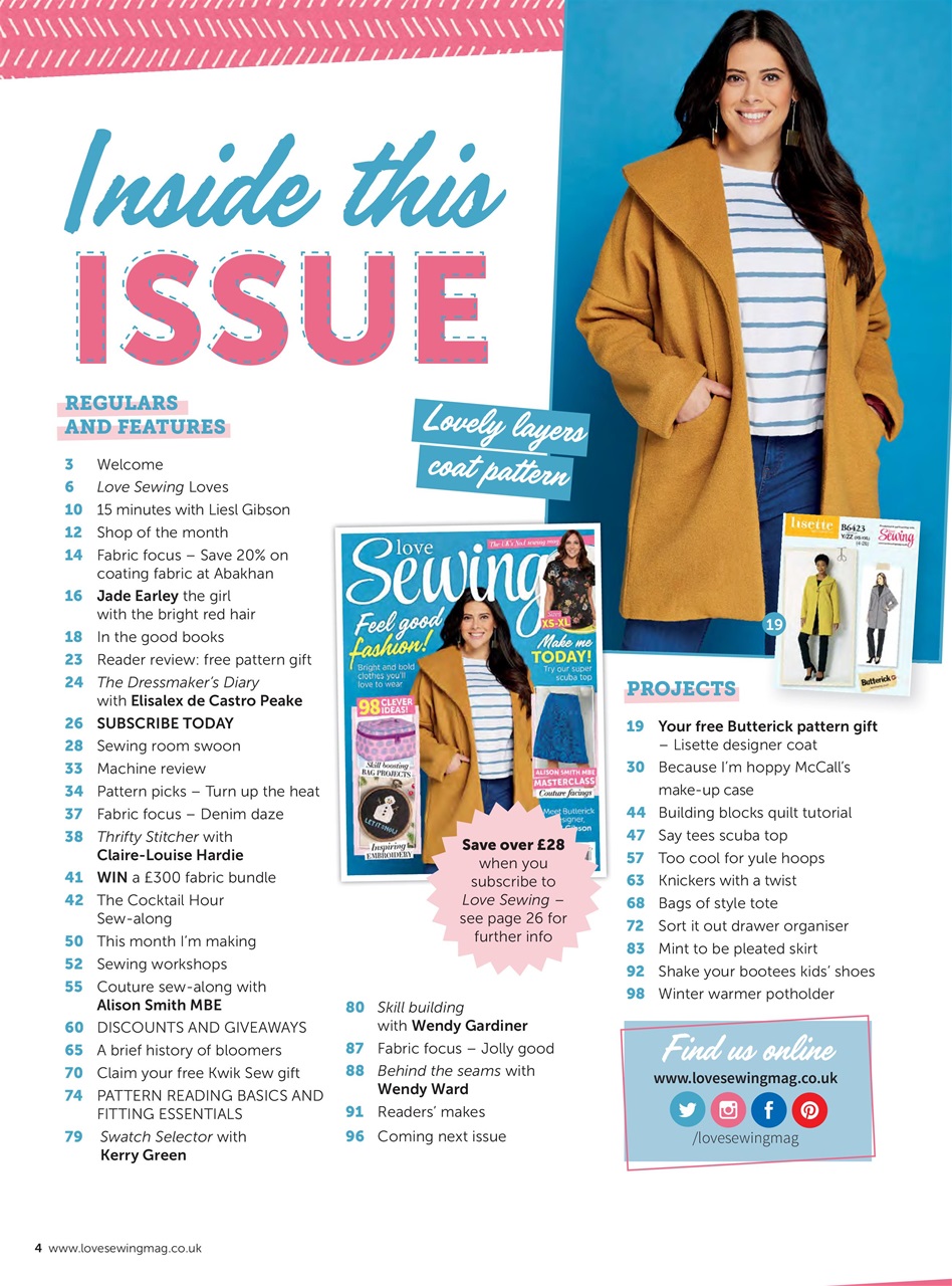 Love Sewing Preview Pages