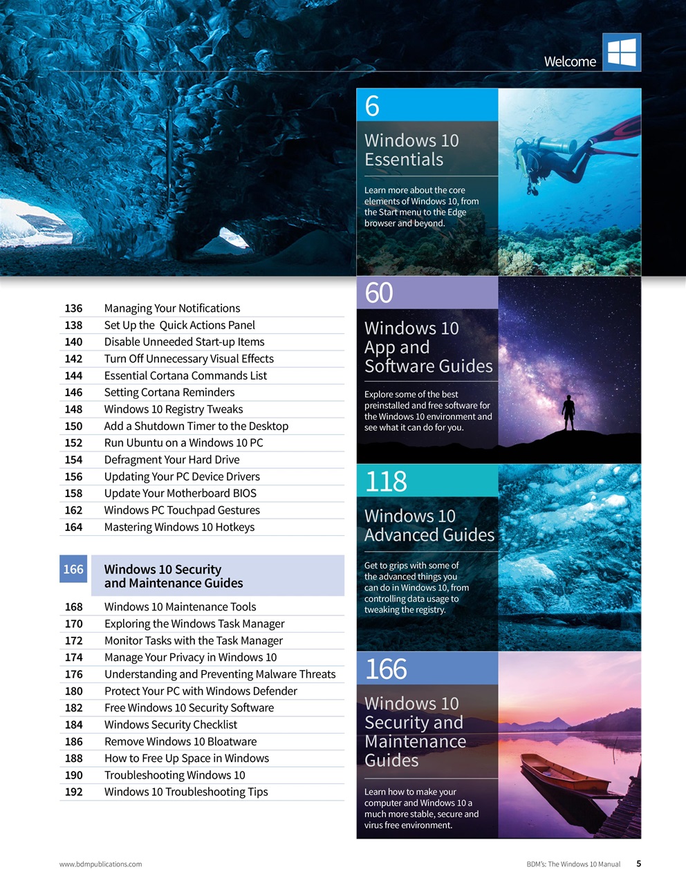 The Windows 10 Manual Preview Pages