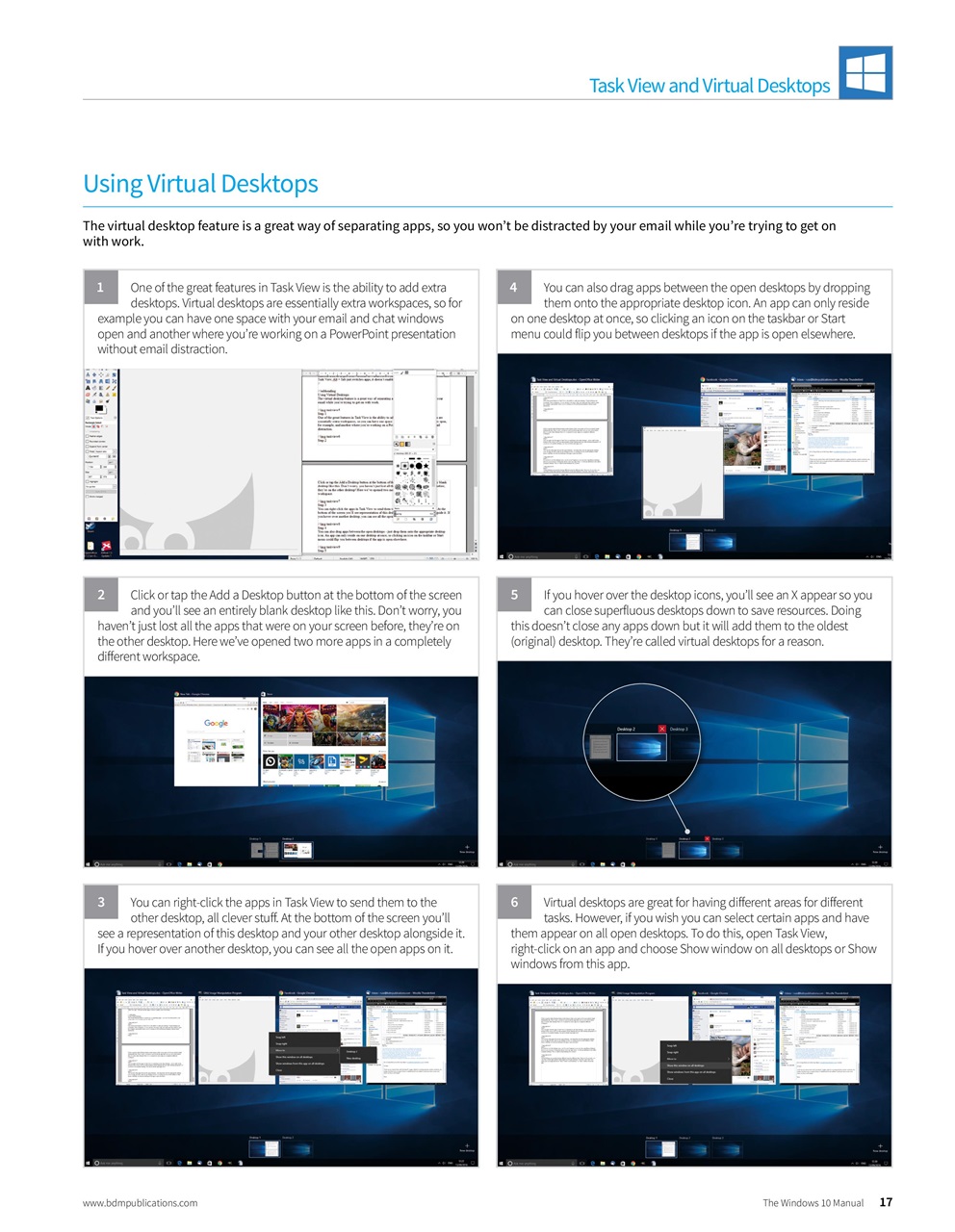 The Windows 10 Manual Preview Pages